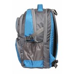 Aqsa Ability7 Designer Laptop Bag (Grey and Blue)